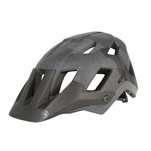 Endura Hummvee Plus Fahrradhelm für Herren, Camouflage-Grau, S-M von Endura