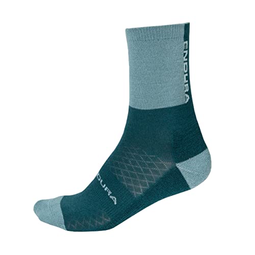 Endura Women's Baabaa Winter Cycling Socks, Deep Teal, ONESZ von Endura