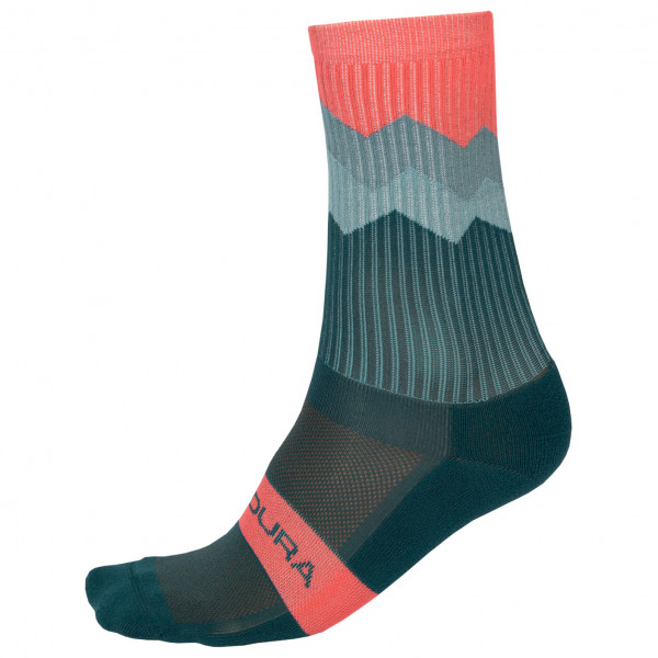 Endura - Zacken Socken - Radsocken Gr L/XL;S/M blau;rot;schwarz von Endura