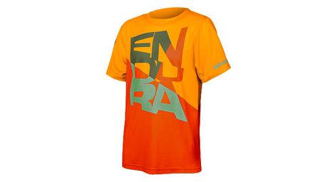 endura singletrack core kinder t shirt mandarine orange von Endura