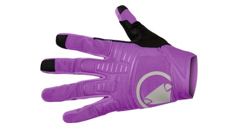 lange handschuhe endura singletrack ii violett von Endura