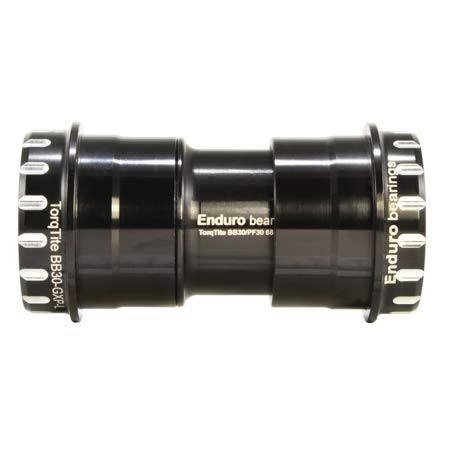 Enduro Bearings Unisex Erwachsene TorqTite BB30 to GXP-A/C SS-Schwarz Untere Klammern, Metal, One Size von Enduro Bearings
