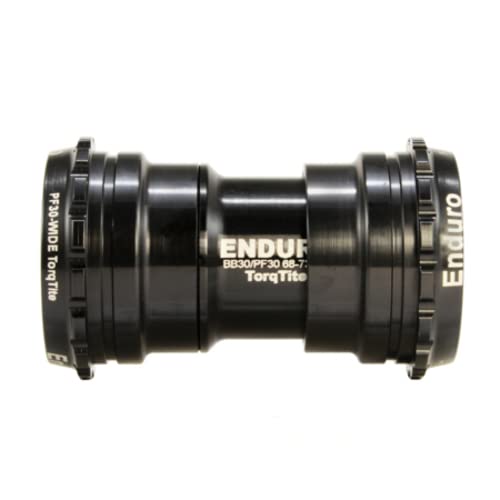 Enduro Bearings Unisex Erwachsene TorqTite PF30 to BB386-XD-15 Pro-Schwarz Untere Klammern, Metal, One Size von Enduro Bearings