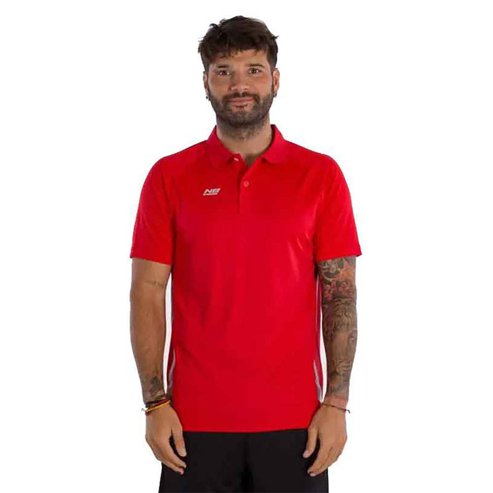 Enebe Strauss Short Sleeve Polo Rot 2XL Mann von Enebe