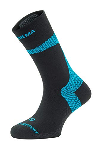 Enforma Unisex Enforma achilles support tape sokken Socken, Schwarz, Blau, XL EU von Enforma