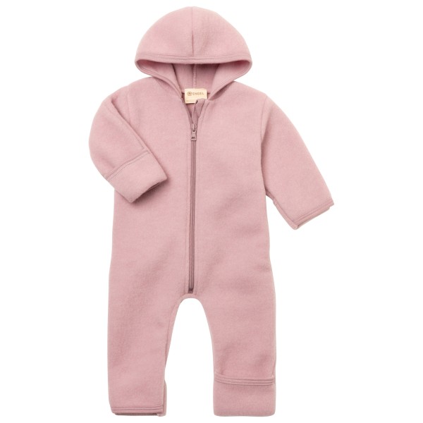 Engel - Baby-Overall mit Kapuze und Reißverschluss - Overall Gr 62/68 rosa von Engel
