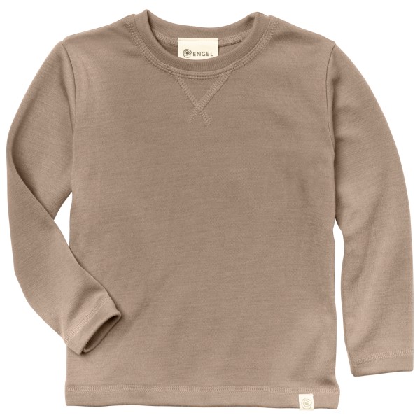 Engel - Kid's Sweatshirt L/S - Merinolongsleeve Gr 92 beige von Engel