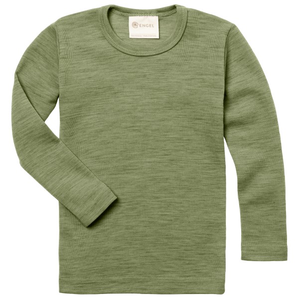 Engel - Kinder-Unterhemd L/S - Alltagsunterwäsche Gr 152 oliv von Engel
