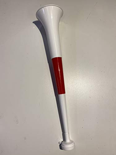 England Fan Trompete Horn Vuvuzela Tröte 4teilig, ca 55cm Länge von England