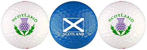 EnjoyLife Inc Schottland Flagge W/Distel Golf Ball Geschenk-Set von EnjoyLife Inc