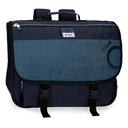 Enso Blue Laptop-Wagen-Rucksack Blau 39,5x30,5x16,5 cms Polyester 13,3" von Enso