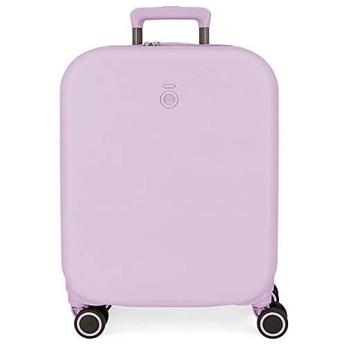 Enso Annie Purple Kabinenkoffer 40 x 55 x 20 cm starres ABS integriertes TSA-Schloss 37 l 3,22 kg 4 Doppelrollen Handgepäck von Enso