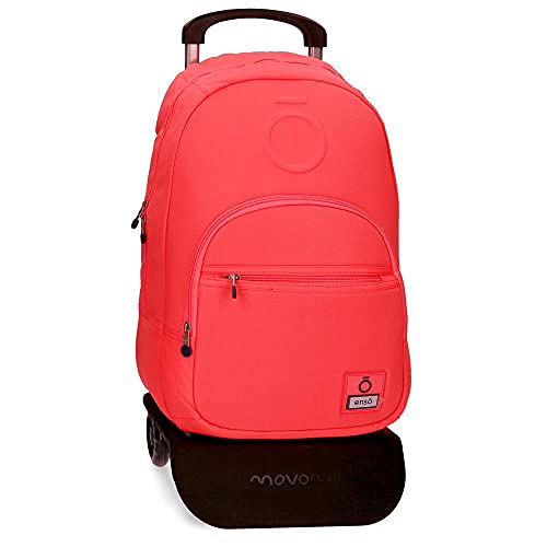 Enso Basic Rucksack mit Trolley Orange 32x46x15 cms Polyester für 15,6"-Laptop 22.1L von Enso