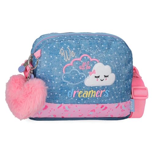 Enso Dreamer Umhängetasche Blau 20,5 x 16,5 x 6 cm Polyester von Joumma Bags, blau, Umhängetasche von Enso