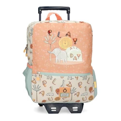 Enso Play All Day Rucksack mit Trolley, Mehrfarbig, 25 x 32 x 12 cm, Polyester, 9,6 l, bunt, Rucksack mit Trolley von Enso