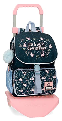 Enso Love and Lucky Rucksack mit Trolley Mehrfarbig 28x37x12 cms Polyester 0 12.77L von Enso