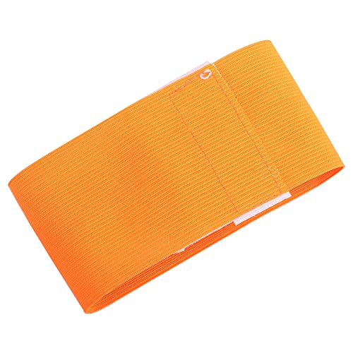 Entatial Fußball Kapitänsbinde, Kapitänsbinde Strapazierfähiges Nylon für Outdoor für Wettkampfsport(Orange) von Entatial