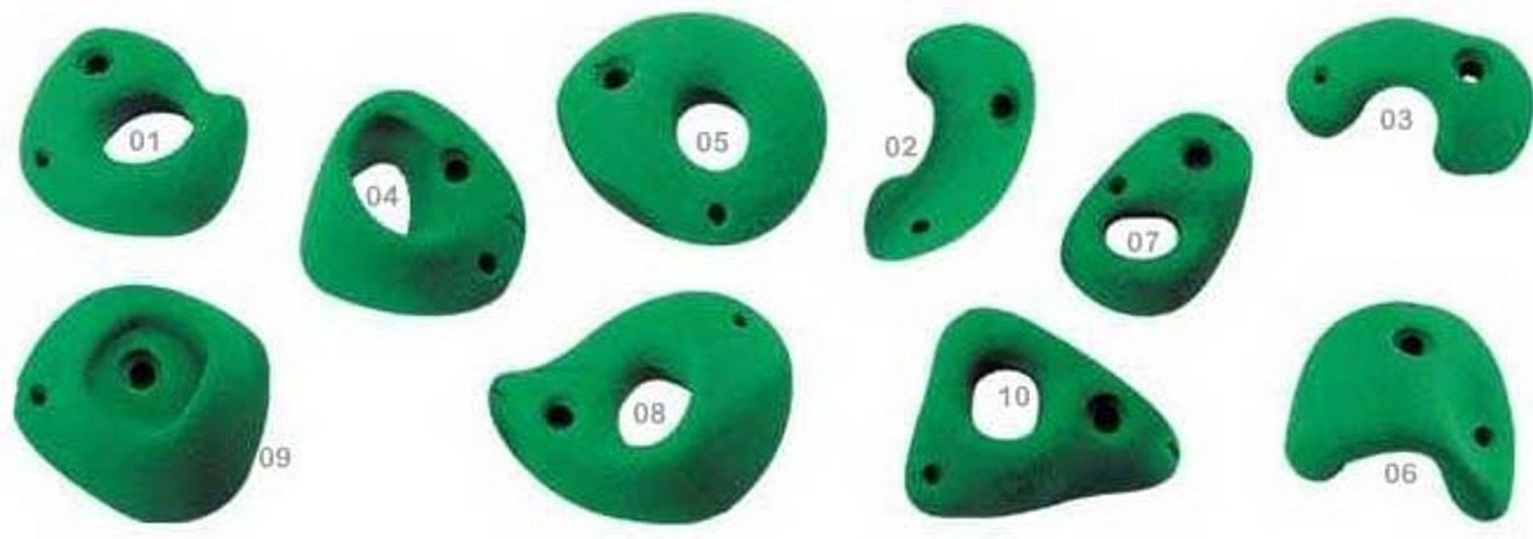 Entre Prises Kletterwand Easy Pockets L, 10 Klettergriffe, PE, Pockets, L - Entre Prises von Entre Prises
