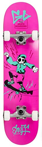 Enuff Skateboards Skully Skateboard, Pink (Rosa), 7.75 " von ENUFF