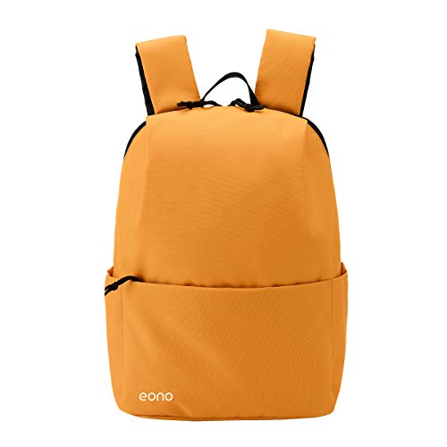 Eono 10L Ultraleichter Rucksäcke für Männer, Frauen, Kinder, Jugendliche, Mini Rucksack Casual Backpack für Schule, Reise und Outdoor-Aktivitäten(Orange) von Eono