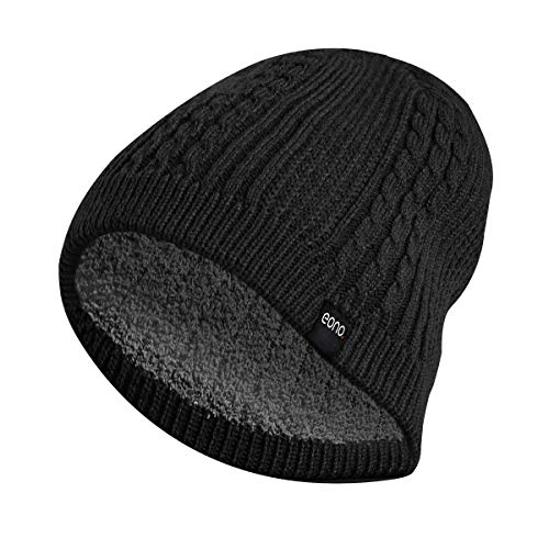 Eono Beanies Hat for Men Women Unisex Winter Cuffed Plain Hat Soft Warm Knitted Beanies Cap von Eono