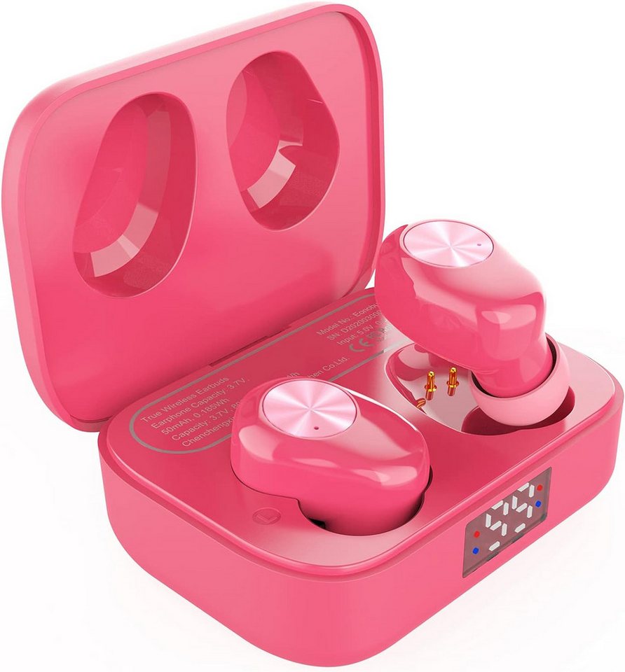 Eono Kabellos Bluetooth Sport Ohrhörer für Arbeit, Home Office In-Ear-Kopfhörer (Störschutz-Technologie garantiert eine zuverlässige Verbindung ohne Unterbrechungen., mit klarem Klang, IPX7 wasserfest, USB-C-Ladung) von Eono