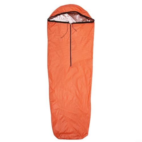 EpheyFIF Schlafsack, Schlafsack für 3 Jahreszeiten, ultraleicht und tragbar, für Wandern, Reisen, Camping, Rucksackreisen (Orange) von EpheyFIF
