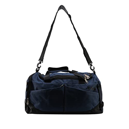 Epodmalx Herren-Reisetasche, großes Fassungsvermögen, für Damen, Gepäck, Reisetasche, Reisetasche, große Reise, faltbare Schultertasche, dunkelblau von Epodmalx