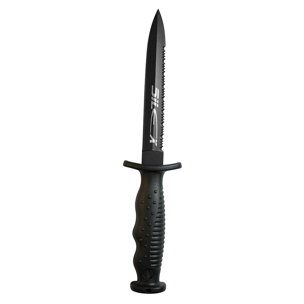 Epsealon Long Silex Titanium Dagger Knife Schwarz von Epsealon