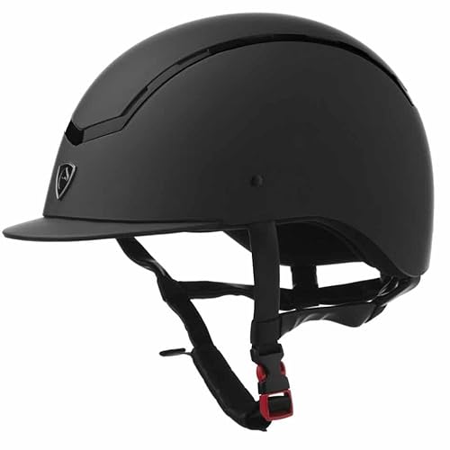 Equi-Theme EQUITHEME Helm mit farbigem Einsatz, Schwarz, Noir-52-54 von Equi-Theme
