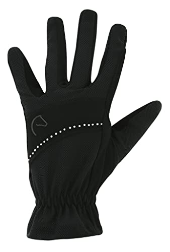 Equitimme Handschuhe, Strass, Schwarz, Größe XS von Equi-Theme