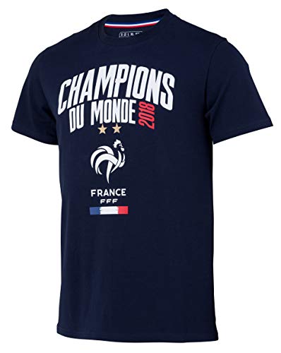 T-Shirt FFF – Weltmeister 2018 – Offizielle Kollektion Größe XL von Equipe de France de Football
