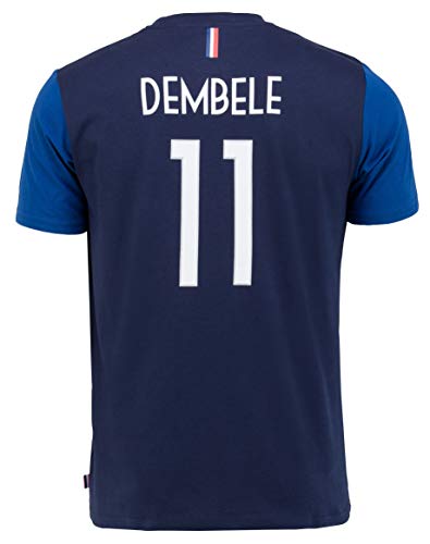 Equipe de France de Football T-Shirt FFF – Ousmane Dembel – Offizielle Kollektion, Herrengröße von Equipe de France de Football