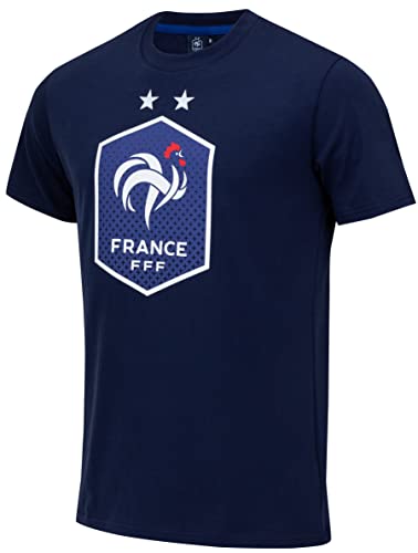 Equipe de FRANCE de Football T-Shirt FFF – Offizielle Kollektion, Herrengröße, marine, XL von Equipe de France de Football
