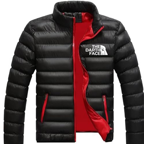 Equirider Männer Stand-up Kragen Jacke Winter Männer Einfarbige Reißverschlussjacke von Equirider