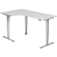 Ergo Winkel-Tischgestell Version 4 Silber, elektrisch von Ergo by Ergobasis