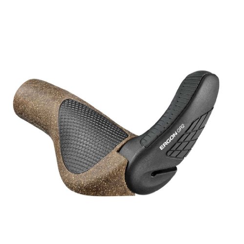 Ergon Fahrradgriff GP3 Biokork, Kork, S, 42400021 von Ergon
