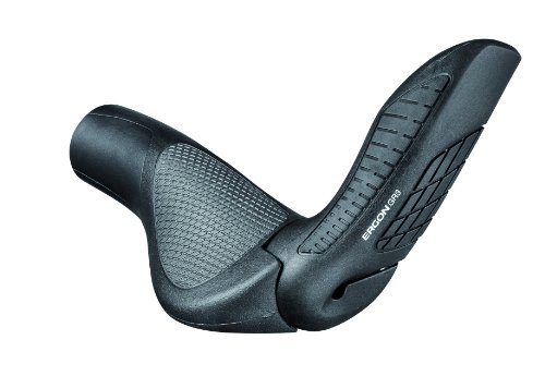 Ergon GP4-L Performance Comfort Fahrrad-Handgriffe mit gummierten Griffflaechen von Ergon
