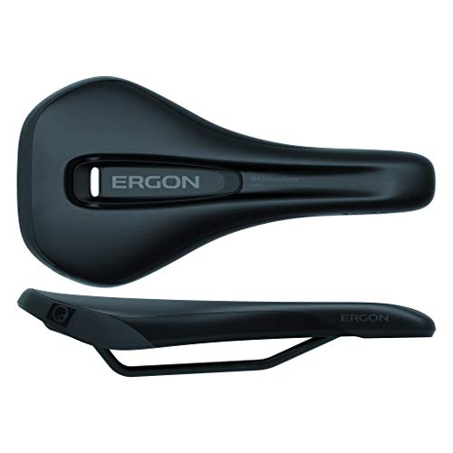 Ergon – SM Enduro Comp Fahrradsattel | MTB Gravity, Enduro | Männer | Small/Medium | Stealth Schwarz von Ergon