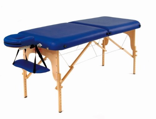 SISSEL Portable Therapiemöbel Koffermassagebank Robust, blau von Erhard Sport