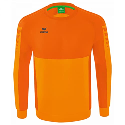 Erima Unisex Casual Six Wings Sweatshirt, new orange, S von Erima