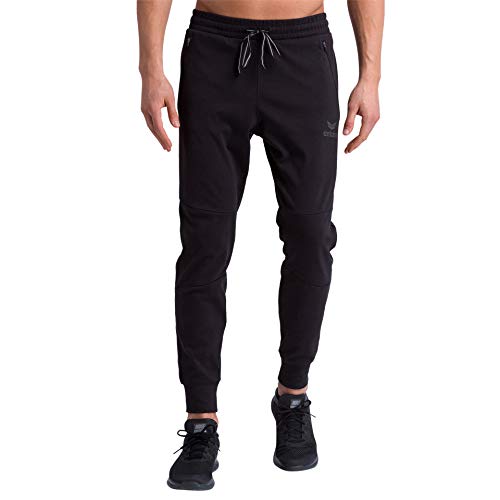 ERIMA Herren Hose Essential Sweathose, schwarz, S, 2101807 von Erima