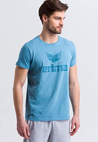 ERIMA Herren T-shirt Essential T-Shirt, niagara/ink blue, S, 2081801 von Erima