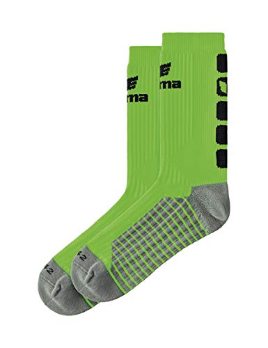 ERIMA Erwachsene Socken CLASSIC 5-C, green/schwarz, 43-46, 2181917 von Erima
