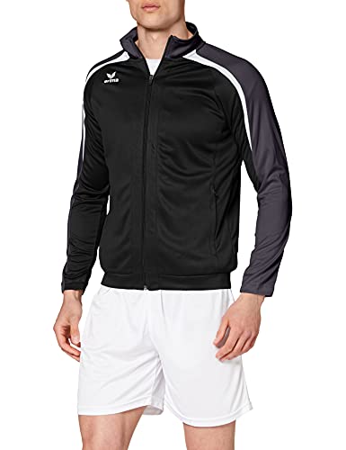 ERIMA Herren Jacke Liga 2.0 Trainingsjacke, schwarz/weiß/dunkelgrau, XXXL, 1031804 von Erima