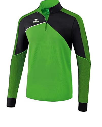 ERIMA Herren Sweatshirt Premium One 2.0 Trainingstop, green/schwarz/weiß, M, 1261803 von Erima