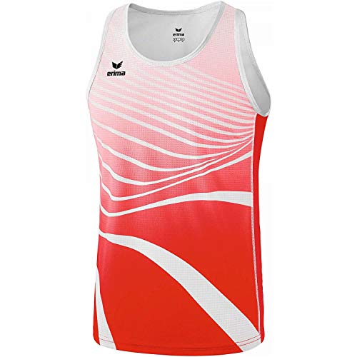 ERIMA Herren Singlet Singlet, rot/weiß, XXL, 8081803 von Erima