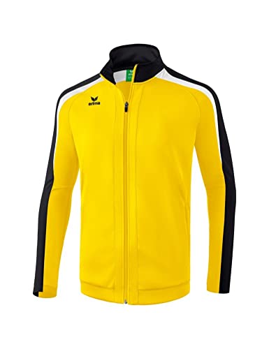ERIMA Kinder Jacke Liga 2.0 Trainingsjacke, gelb/schwarz/weiß, 164, 1031808 von Erima
