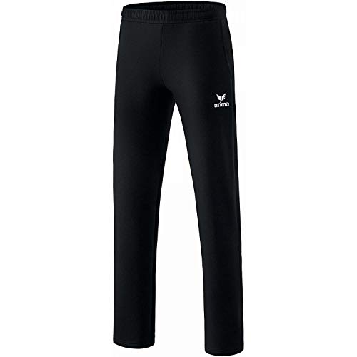 ERIMA Kinder Sweathose Essential 5-C pants, schwarz/weiß, 164, 2101907 von Erima