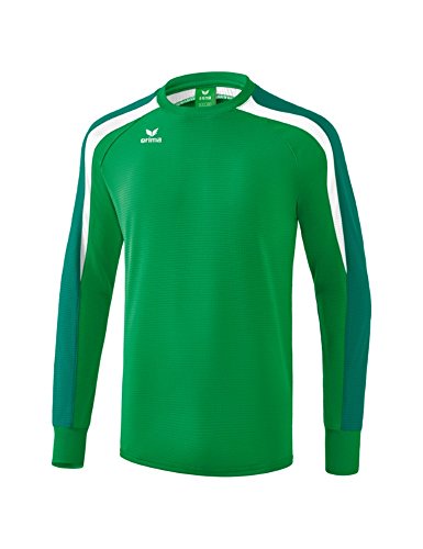 ERIMA Jungen Sweatshirt Sweatshirt, smaragd/evergreen/weiß, L, 1071863 von Erima